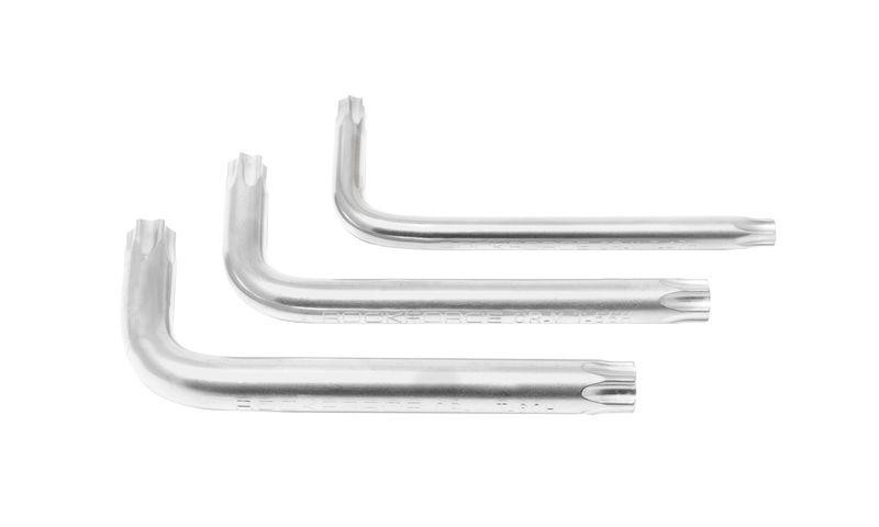 Ключ Г-подібний TORX екстра довгий T-55H з отвором ROCKFORCE RF-76755XL Одесса - изображение 1