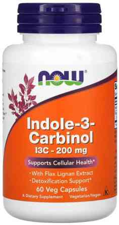 Індол 3 карбінол Now Foods Indole-3-Carbinol  200 мг 60 вег капсул Київ