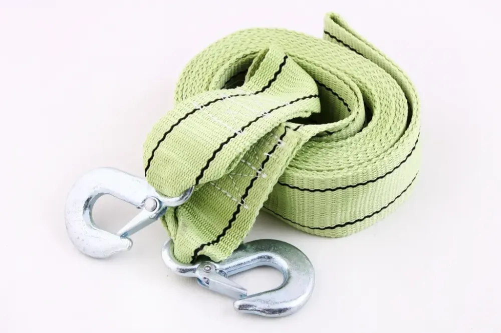 Трос буксировочный лента  5 т/5.0м/6.0см Steel Power крючки (сумка) Винница - изображение 1