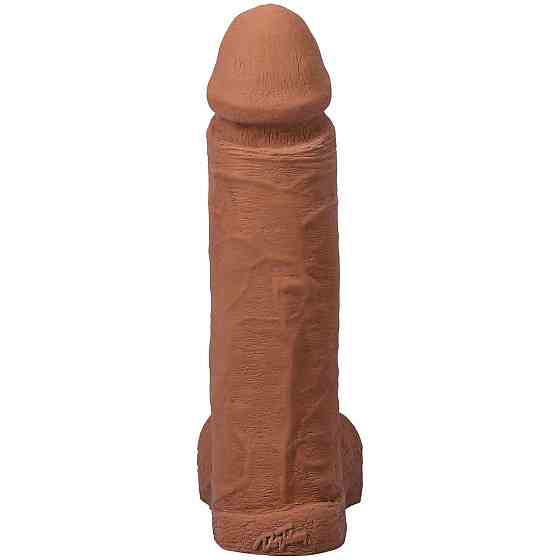 Фаллоимитатор Doc Johnson The Realistic Cock ULTRASKYN - 8 Inch with Balls Caramel Sex Aura Киев