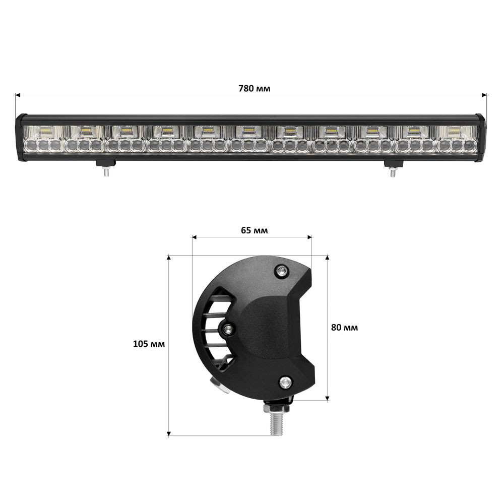 Светодиодная фара StarLight JR-K-198W 9-32V combo Харків - фото 1