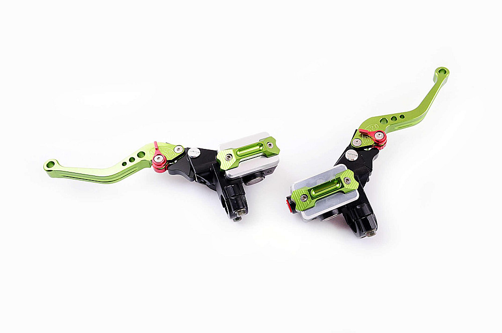 Машинки гальмівні (ГТЦ) універсальні (комплект, радіальні, тюнінг) (mod:1, зелені) RIDE IT Київ - фото 1