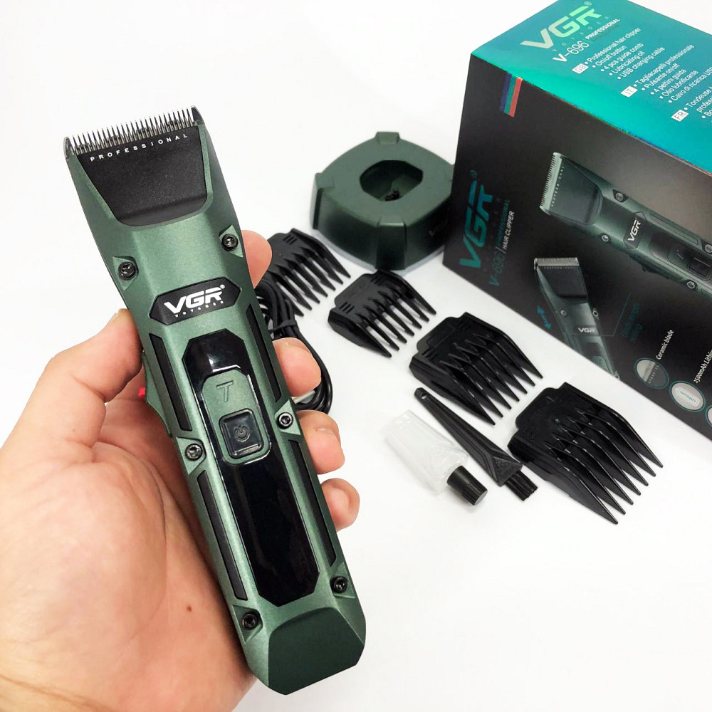 Практичная машинка для стрижки волос VGR, Машинка-триммер 3 в 1 для стрижки волос LI-80 Львов - изображение 17