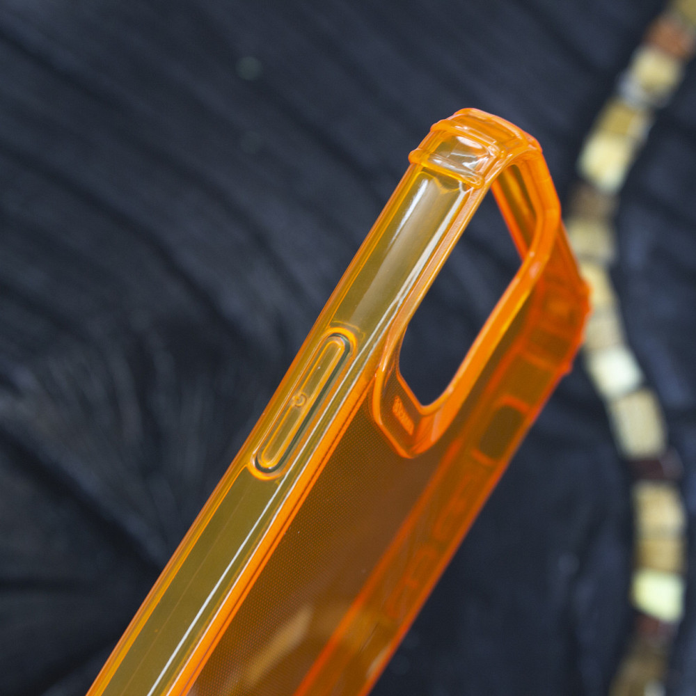 Чехол Бампер для Iphone 12Mini Orange Transparent Киев - изображение 5