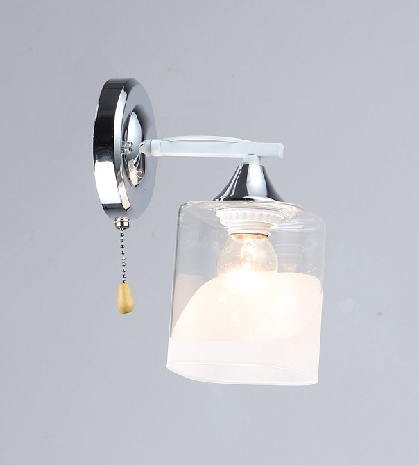 VALESO Бра з одним плафоном K2258/1W (Білий+Хром) Коломия - фото 1