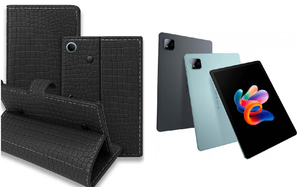 Книга-трансформер для планшета Black Shark Pad 7, Pad 7 Pro, цвет Black Krokodil Black Киев - изображение 1