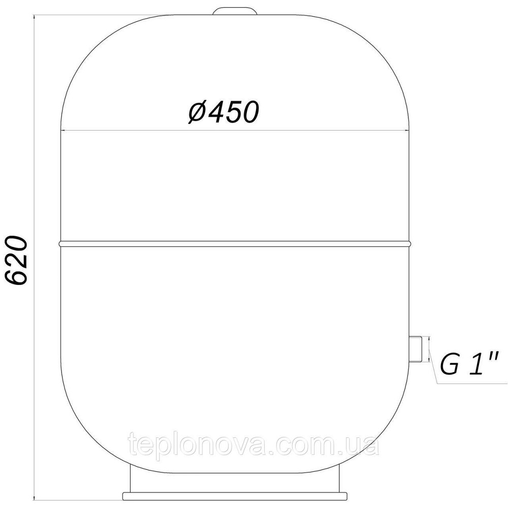 Гідроакумулятор з фіксованою мембраною 80 л ZILMET HYDRO-pro 10bar (11A0008000) Чернівці - фото 7