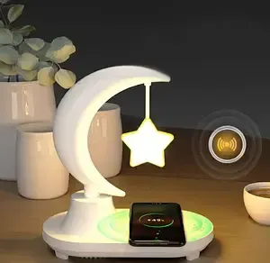 Беспроводная зарядка для телефона/ночник-лампа звезда TB-35SLIWBT Коломыя