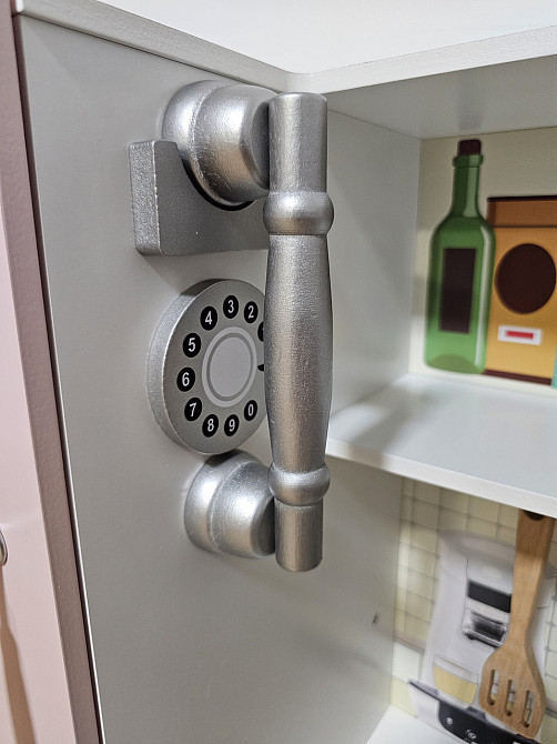 Дитяча дерев'яна ігрова кухня AVKO Ліана Pink звукові та світлові ефекти Київ - фото 9