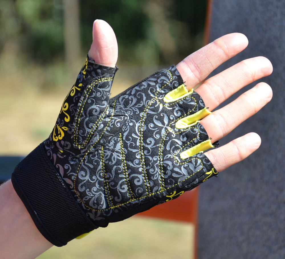 Рукавички для фітнесу Power System PS-2910 Classy Жіночі Yellow M Каменское - изображение 6