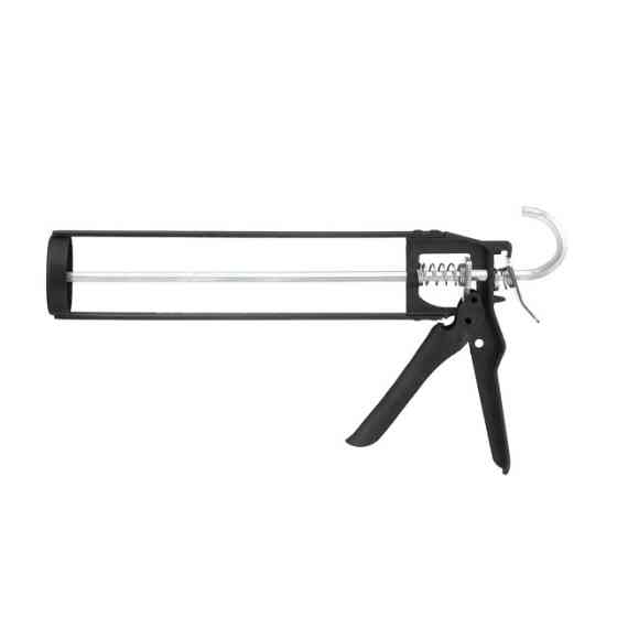 Пистолет для выдавливания герметиков, 420 мл, рамобный, усиленный INTERTOOL HT-0030 Киев