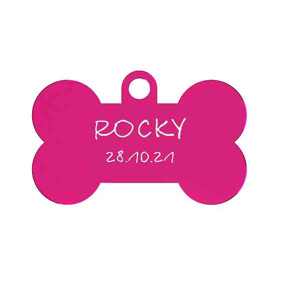 Адресник для собаки Rose 50x35мм Київ