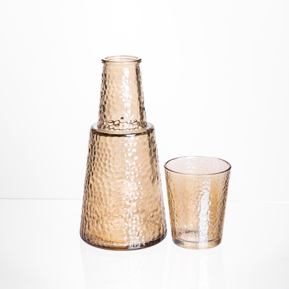 Yiwu Глечик 800 мл зі склянкою 1 (шт) 250 (мл) графин для компоту соку води лимонаду глечик для Коломыя - изображение 1