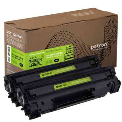 Картридж Patron HP LJ CB435A/CANON 712 GREEN Label (DUAL PACK) (PN-35A/712DGL) Вінниця