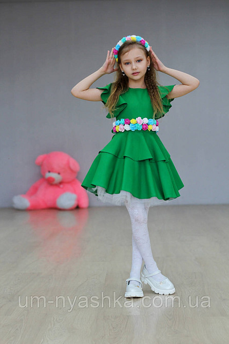 Платье Весны Зеленое пышное платье Весна Кривой Рог - изображение 2