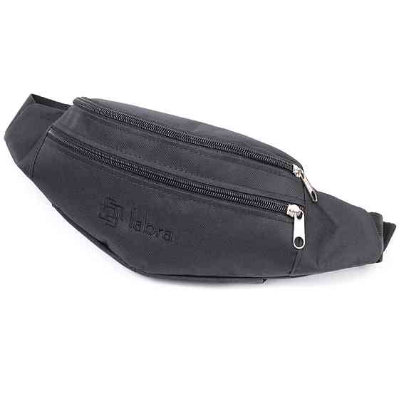 Универсальная сумка на пояс из качественного полиэстера FABRA 22580 Черный Киев