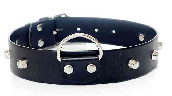 Ошейник из искуственной кожи с шипами Fetish Boss Series - Collar with studs, BS3300097 Sex Aura Киев