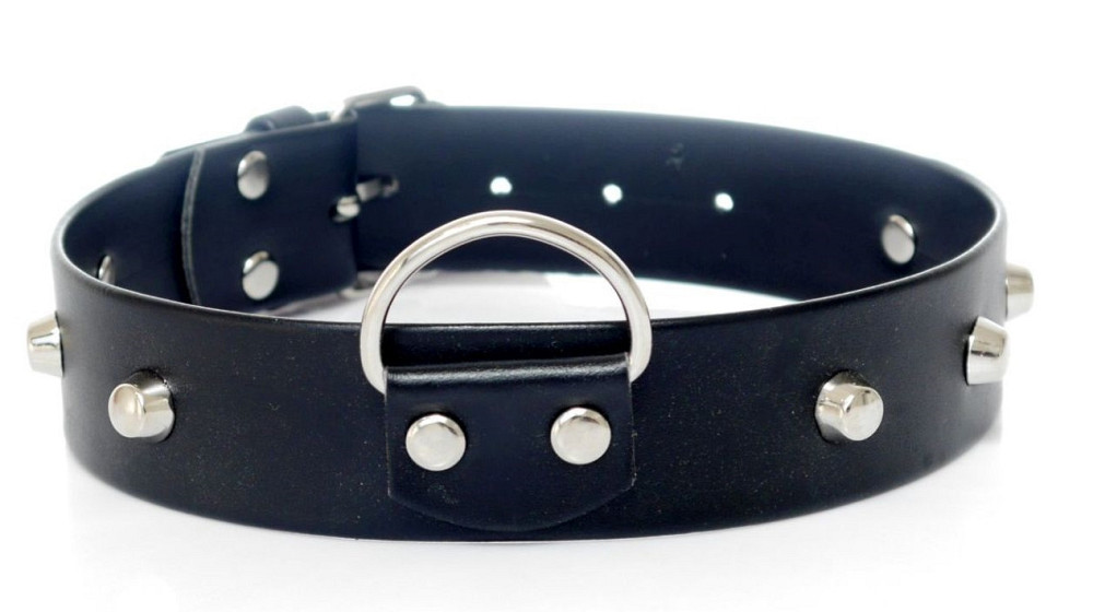 Ошейник из искуственной кожи с шипами Fetish Boss Series - Collar with studs, BS3300097 Sex Aura Киев - изображение 1