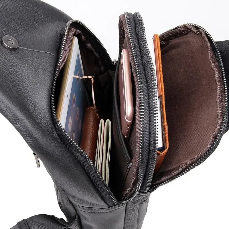 Сумка слінг для чоловіків, Чоловічі сумки через плече, Сумка чоловіча легка через плече RH-31 Івано-Франківськ - фото 6