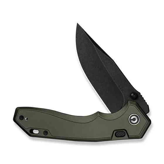Ніж складаний туристичний Civivi Elite Brova, (8.7 см) CPM S35VN / Aluminum зелений Киев