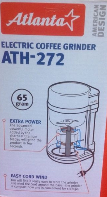 Кофемолка Atlanta ATH-272(180 вт) Киев - изображение 2