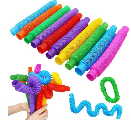 Трубка антистрес маленька 15 см, різні кольори, 1212 Дніпро - фото 1