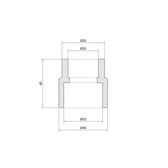 Муфта PPR Thermo Alliance 32х25 Київ