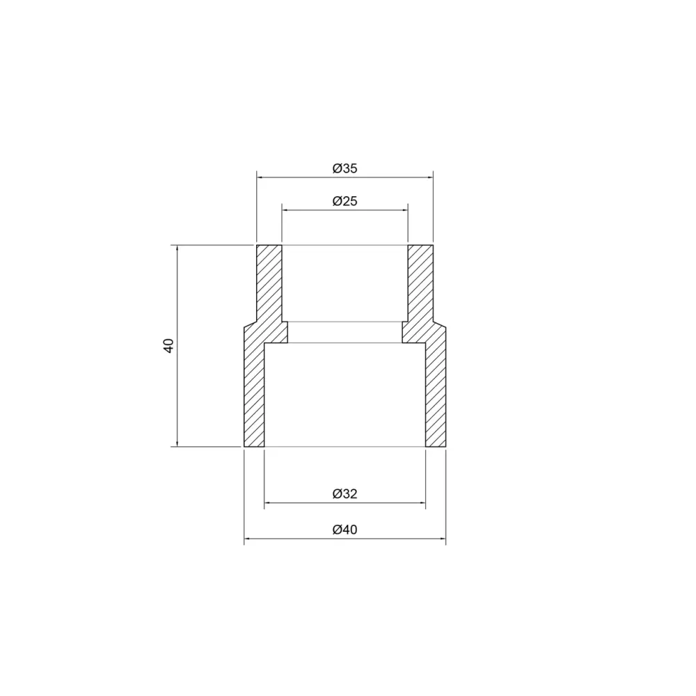 Муфта PPR Thermo Alliance 32х25 Київ - фото 5