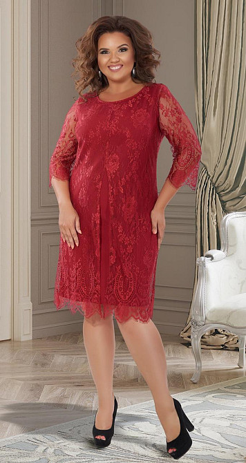 Ошатне плаття з Французького гіпюру великого розміру (50) Київ - фото 1