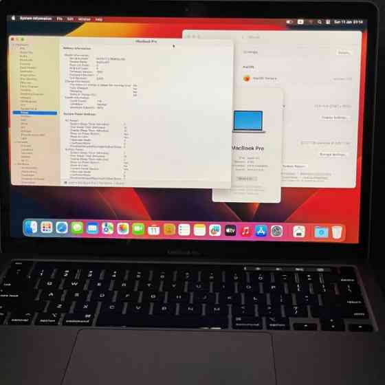 MacBook Pro A2338 M1 8gb 256Gb Акб 94% Харків