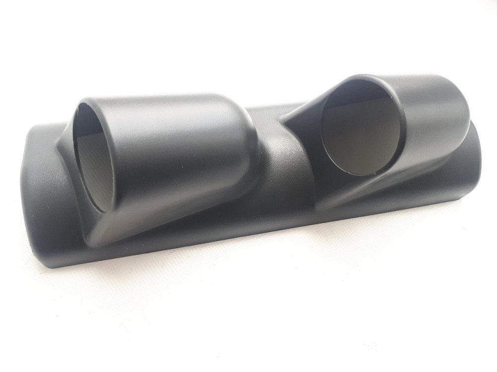 Корпус на стійку підвійний для приладів Ø52мм.MGA-2/CK чорний Вінниця - фото 1