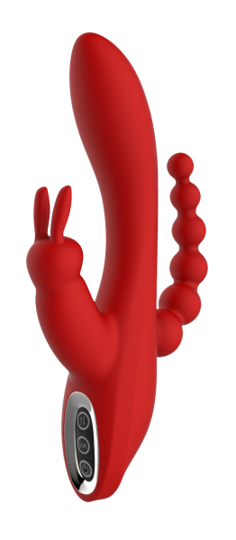 Вібромасажер потрійний Dream toys RED REVOLUTION HERA Sex Aura Київ - фото 1