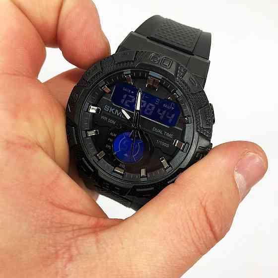Мужские армейские водостойкие тактические часы SKMEI 1881BKBK, Хорошие наручные PT-673 часы мужские Киев