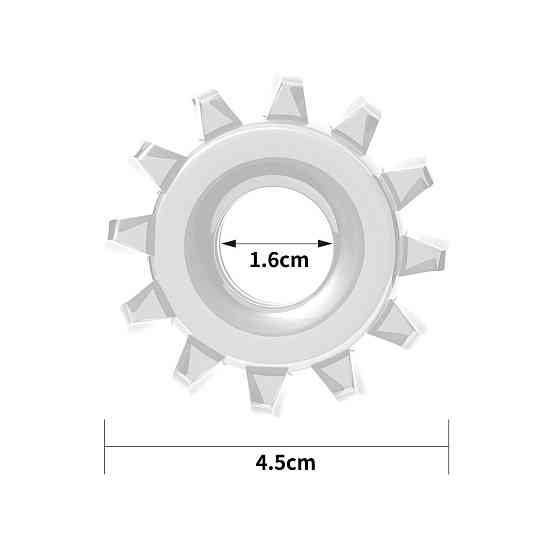 Ерекційне кільце - Power Plus Cockring 3 Clear Sex Aura Київ