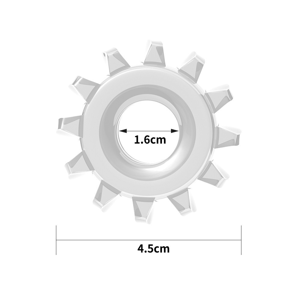 Ерекційне кільце - Power Plus Cockring 3 Clear Sex Aura Київ - фото 2