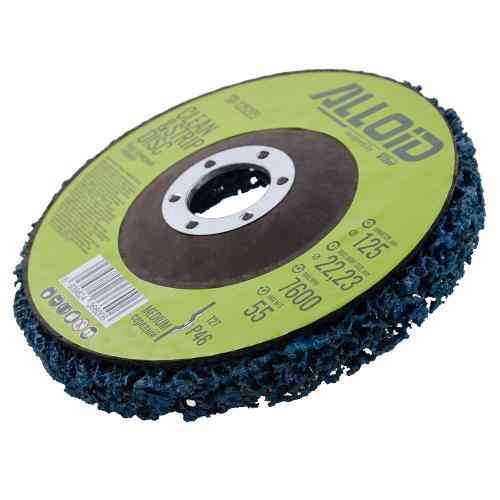 Круг зачисний "корал" середньої жорсткості 125мм х 22,2мм (синій), Alloid Одеса