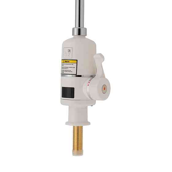 Проточный кран-водонагреватель кухонный для кухни Lidz Warm 056 LDWAR056WCR24984 White / Chrome Киев