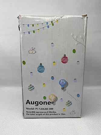 Б/В Світлодіодна гірлянда Augone PI-120LED-8M 8 м, 120 LED, тепле біле світло, декоративні кульки, англійська вилка Київ