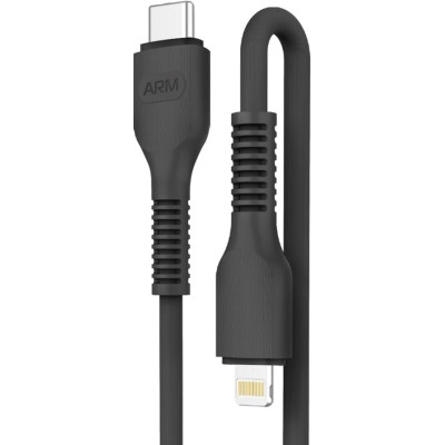 Дата кабель USB-C to Lightning 1.0m AR88 3A Black Armorstandart (ARM65287) Вінниця - фото 1