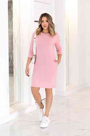 Женское платье оптом Lelitt Батал 54-56, Персиковый Киев