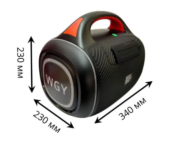 Мінідинамік Bluetooth 5" LED WGAOYANG WGY-502 6468 (6) Київ
