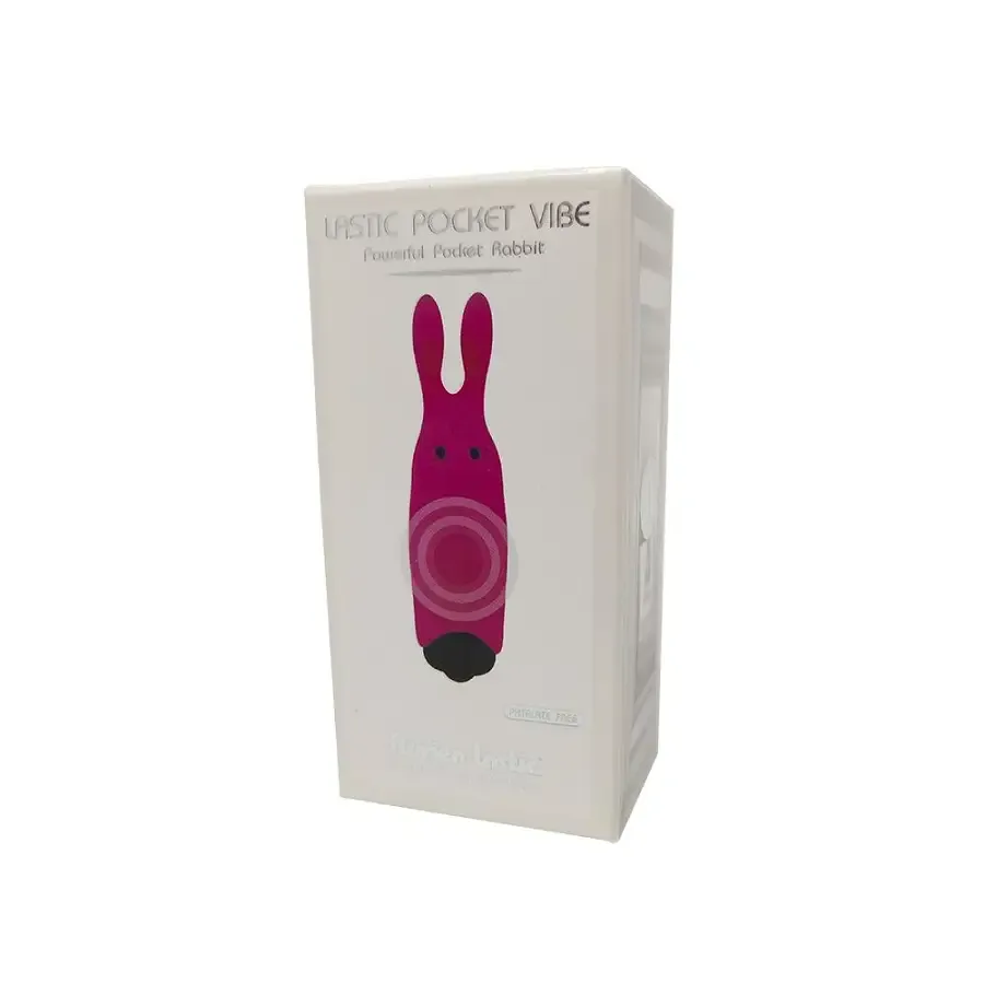 Вибропуля Adrien Lastic Pocket Vibe Rabbit Pink со стимулирующими ушками Львов - изображение 5
