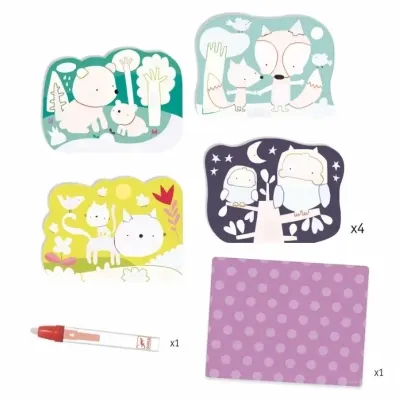 Набор для творчества Djeco Рисование водой Что спрятано в лесу (DJ09064) Винница