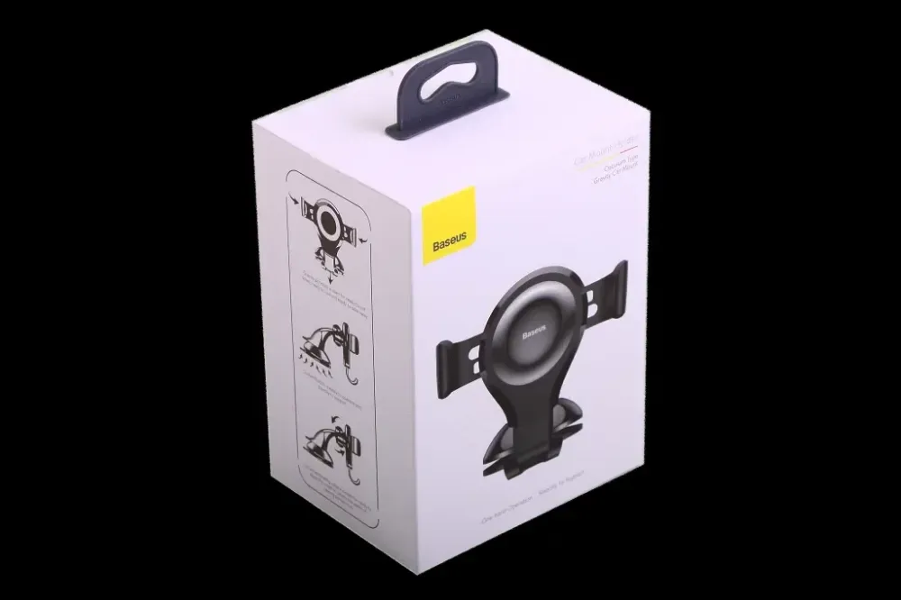 Подставка под телефон на панель на присоске Baseus Osculum Gravity Винница - изображение 3