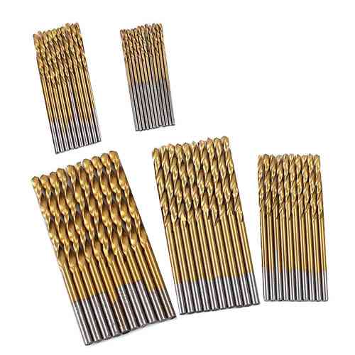 Набор сверл спиральных 50шт 1-3мм, по металлу, HSS сталь Винница