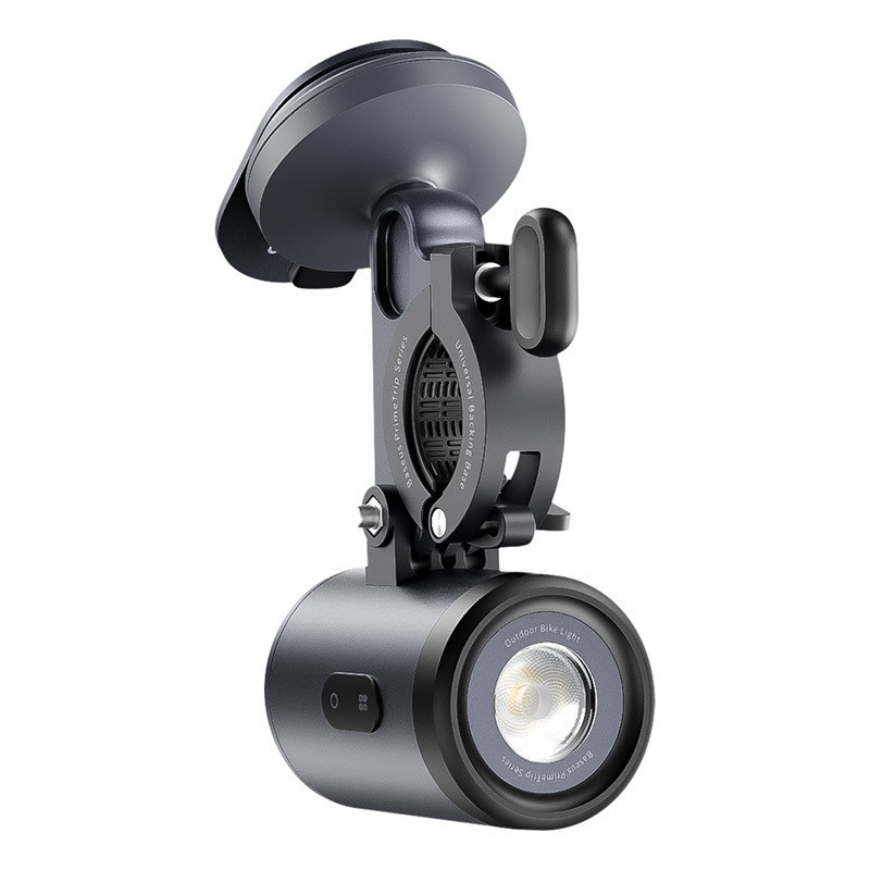 Велотримач для телефона Baseus PrimeTrip Series Dual-Color Bike Light 2-in-1 Set Cosmic Black Одеса - фото 8
