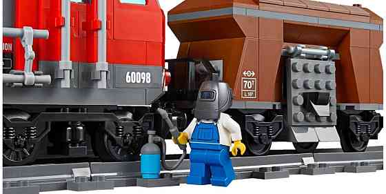 Конструктор Cities Потужний вантажний поїзд 1078 дет(сумісний з Lego) Київ