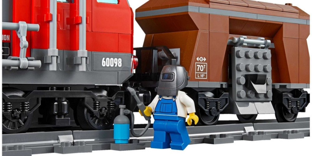 Конструктор Cities Потужний вантажний поїзд 1078 дет(сумісний з Lego) Київ - фото 4