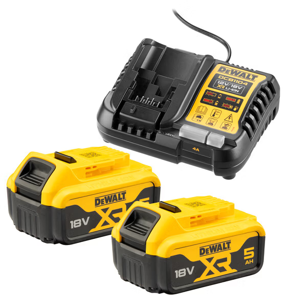 Набор из двух бесщеточных инструментов DeWALT DCK2026P2T : с АКБ 2шт-18V 5Ah+ЗП Киев - изображение 9