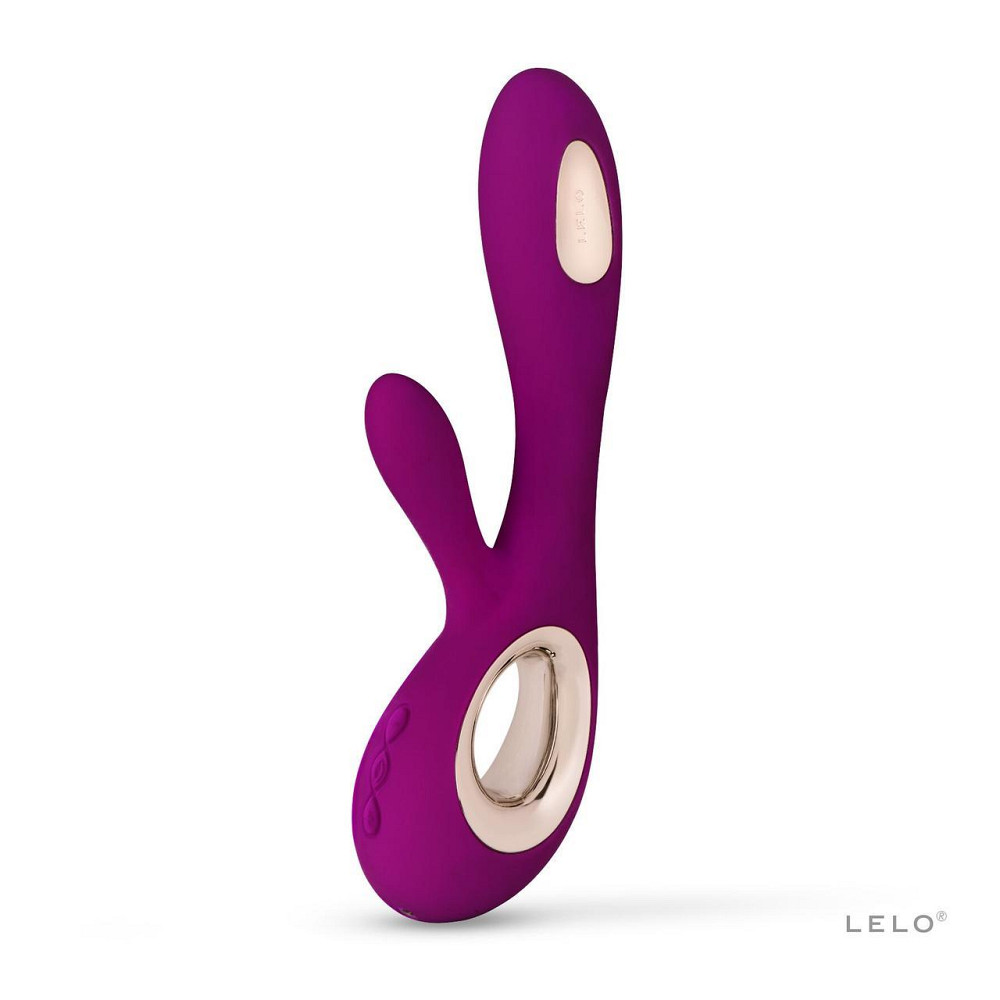 Вібратор-кролик LELO Soraya Wave Deep Rose, манливі рухи стовбура Sex Aura Київ - фото 1